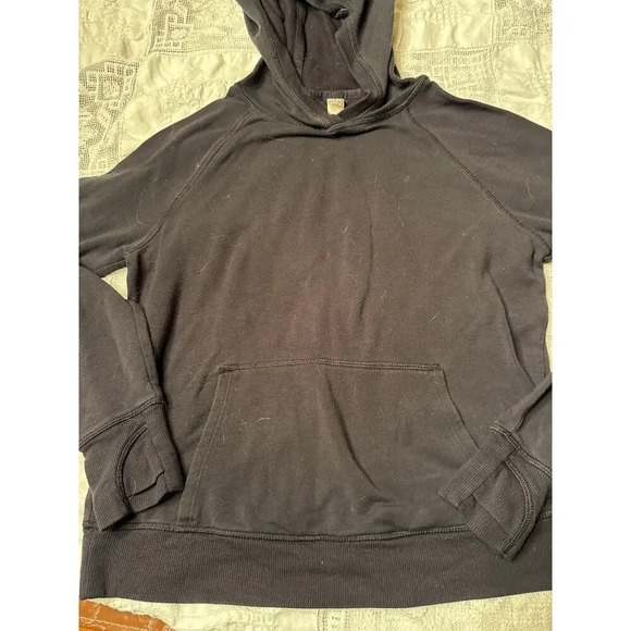 ATHLETA GIRL  size 12 BLACK HOODIE - Picture 1 of 5